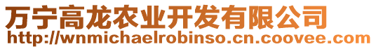 萬寧高龍農(nóng)業(yè)開發(fā)有限公司