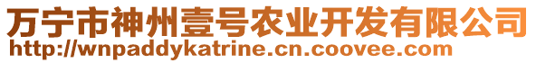 萬寧市神州壹號農(nóng)業(yè)開發(fā)有限公司