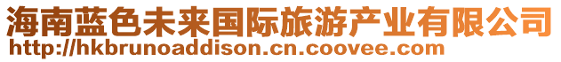 海南藍(lán)色未來國(guó)際旅游產(chǎn)業(yè)有限公司