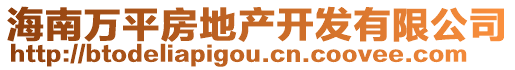 海南萬(wàn)平房地產(chǎn)開發(fā)有限公司