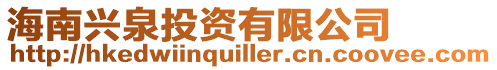 海南興泉投資有限公司