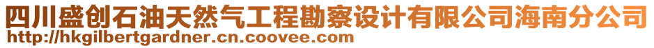 四川盛創(chuàng)石油天然氣工程勘察設(shè)計有限公司海南分公司