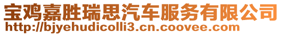 寶雞嘉勝瑞思汽車服務(wù)有限公司