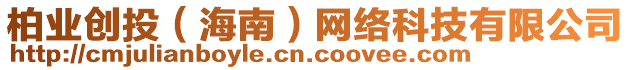 柏業(yè)創(chuàng)投（海南）網(wǎng)絡(luò)科技有限公司
