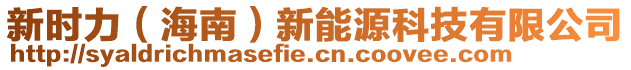 新時力(海南)新能源科技有限公司