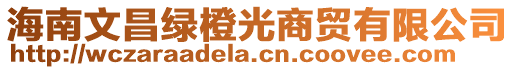 海南文昌綠橙光商貿有限公司