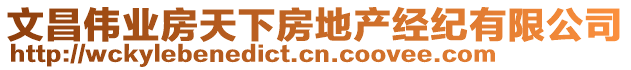 文昌偉業(yè)房天下房地產(chǎn)經(jīng)紀(jì)有限公司