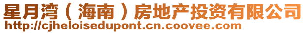 星月灣(海南)房地產(chǎn)投資有限公司
