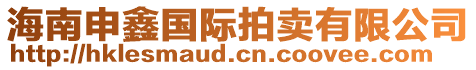 海南申鑫國(guó)際拍賣有限公司