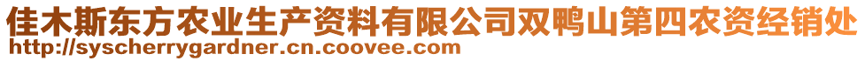 佳木斯東方農(nóng)業(yè)生產(chǎn)資料有限公司雙鴨山第四農(nóng)資經(jīng)銷處