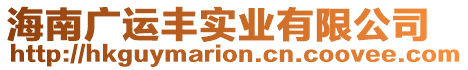 海南廣運(yùn)豐實(shí)業(yè)有限公司