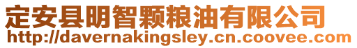 定安縣明智顆糧油有限公司