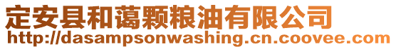 定安縣和藹顆糧油有限公司