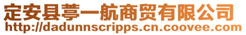 定安縣葶一航商貿有限公司