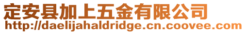 定安縣加上五金有限公司