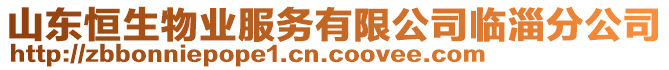 山東恒生物業(yè)服務(wù)有限公司臨淄分公司