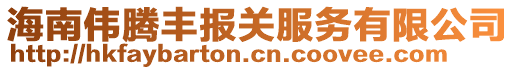 海南偉騰豐報(bào)關(guān)服務(wù)有限公司