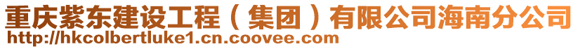 重慶紫東建設工程（集團）有限公司海南分公司