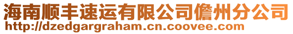 海南順豐速運有限公司儋州分公司