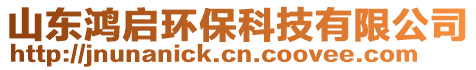 山東鴻啟環(huán)保科技有限公司