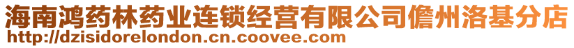 海南鴻藥林藥業(yè)連鎖經(jīng)營有限公司儋州洛基分店