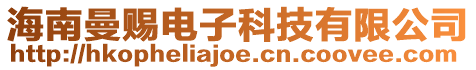 海南曼賜電子科技有限公司