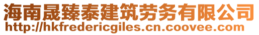 海南晟臻泰建筑勞務(wù)有限公司