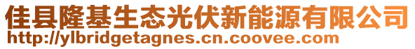 佳县隆基生态光伏新能源有限公司