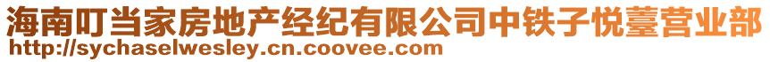 海南叮當(dāng)家房地產(chǎn)經(jīng)紀(jì)有限公司中鐵子悅薹營(yíng)業(yè)部