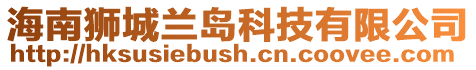 海南獅城蘭島科技有限公司
