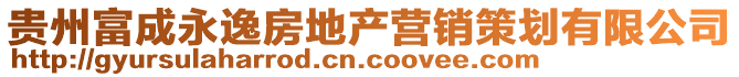 貴州富成永逸房地產(chǎn)營銷策劃有限公司