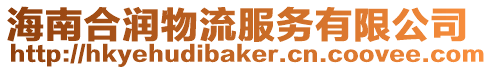 海南合潤物流服務有限公司