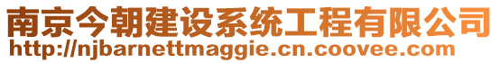 南京今朝建設(shè)系統(tǒng)工程有限公司