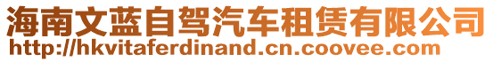 海南文藍(lán)自駕汽車租賃有限公司