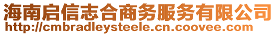 海南啟信志合商務服務有限公司