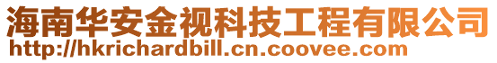 海南華安金視科技工程有限公司