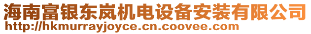 海南富銀東嵐機電設備安裝有限公司