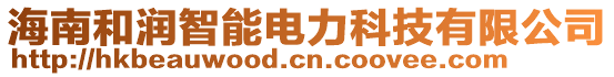 海南和潤智能電力科技有限公司