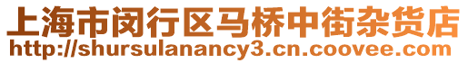 上海市閔行區馬橋中街雜貨店