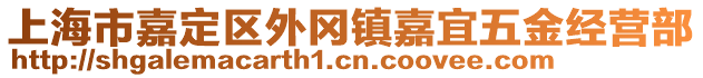 上海市嘉定區(qū)外岡鎮(zhèn)嘉宜五金經(jīng)營(yíng)部