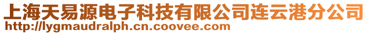 上海天易源電子科技有限公司連云港分公司