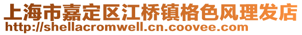 上海市嘉定區(qū)江橋鎮(zhèn)格色風(fēng)理發(fā)店