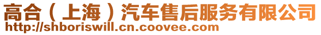 高合(上海)汽車售后服務有限公司