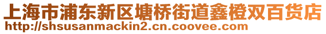 上海市浦東新區(qū)塘橋街道鑫橙雙百貨店