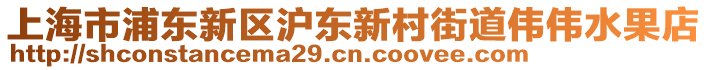 上海市浦東新區(qū)滬東新村街道偉偉水果店