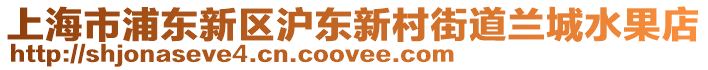 上海市浦東新區(qū)滬東新村街道蘭城水果店