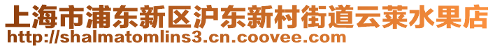 上海市浦東新區(qū)滬東新村街道云萊水果店