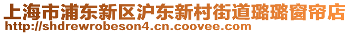 上海市浦東新區(qū)滬東新村街道璐璐窗簾店