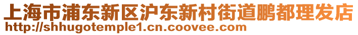 上海市浦東新區(qū)滬東新村街道鵬都理發(fā)店