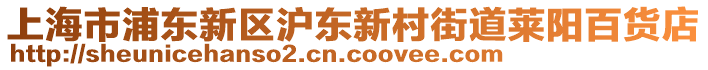 上海市浦東新區(qū)滬東新村街道萊陽百貨店